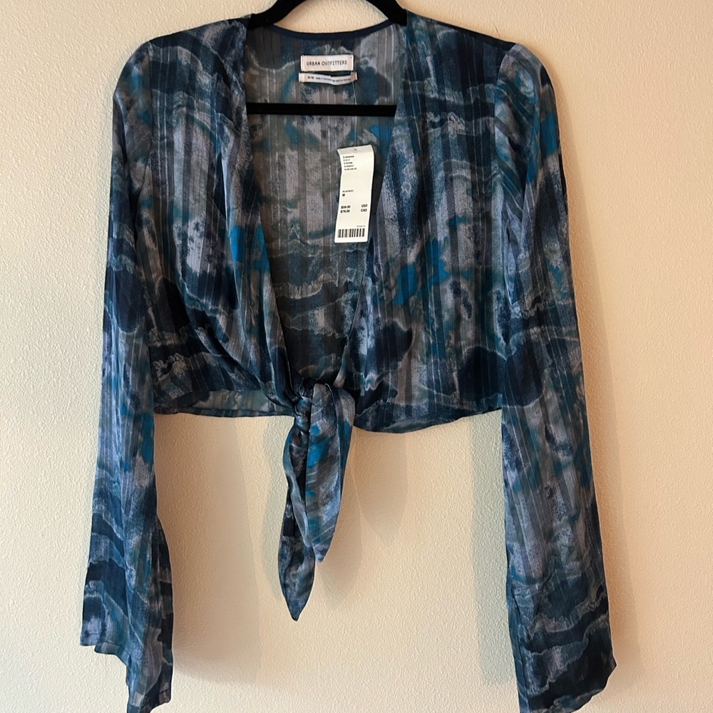 Urban Outfitters tie front top